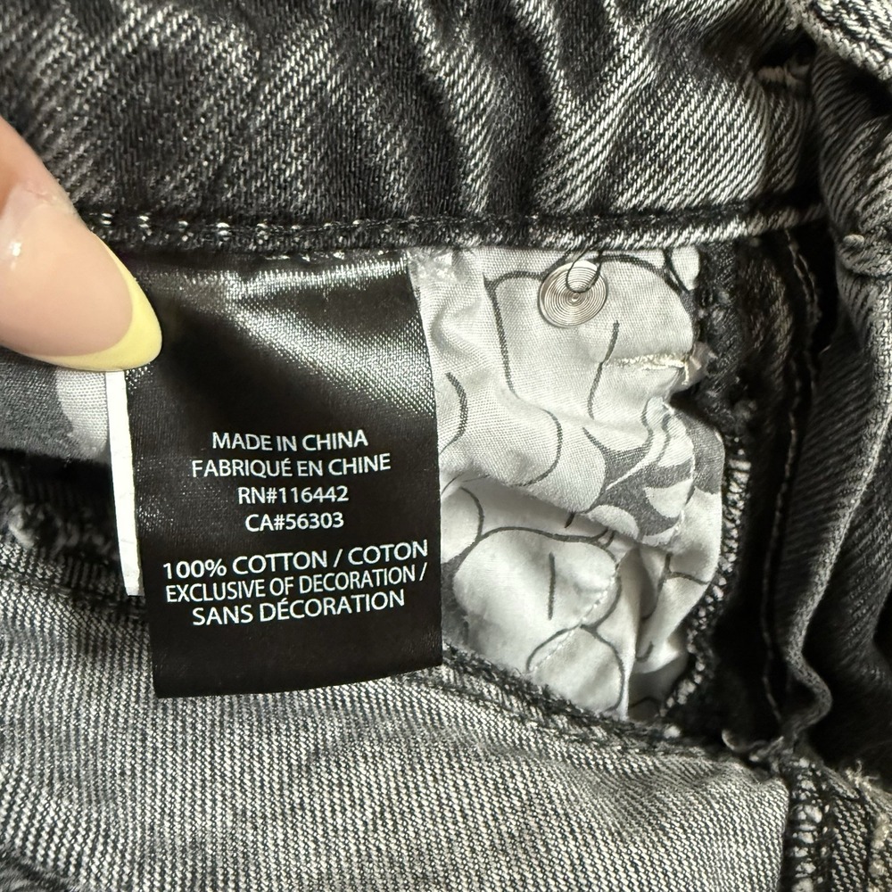 Empyre Tori Charcoal Wash Zip Off Cargo Skate Jeans Size 2 - Picture 9 of 9